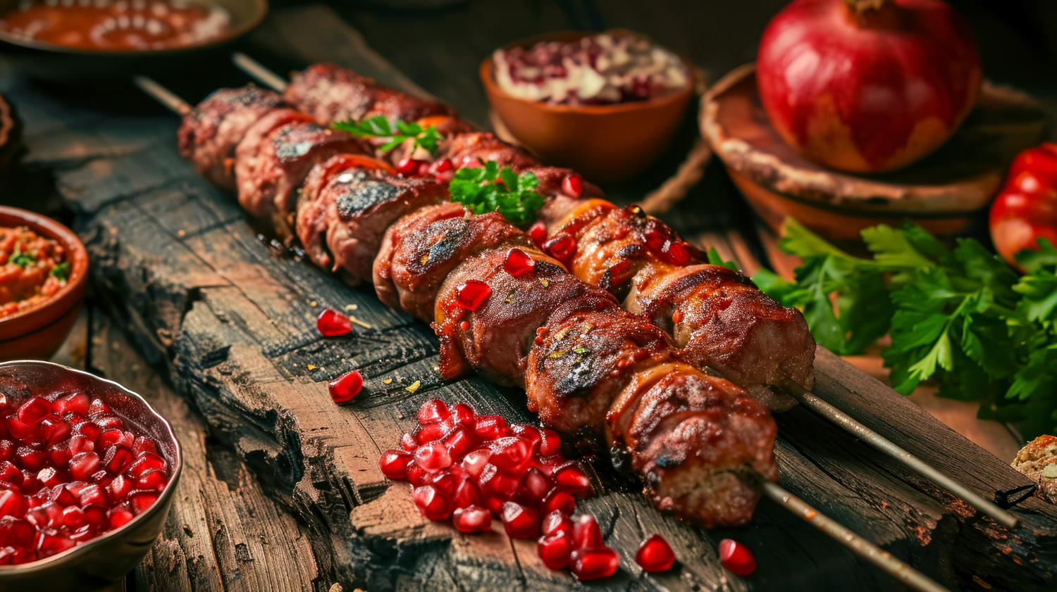 Две палки шашлыка