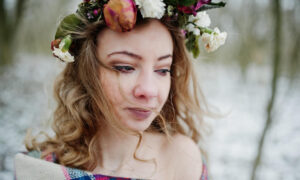 Девушка славянка