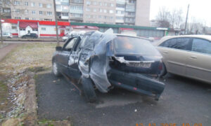 брошенное авто