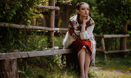 Девушка славянка