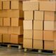 коробки на складе