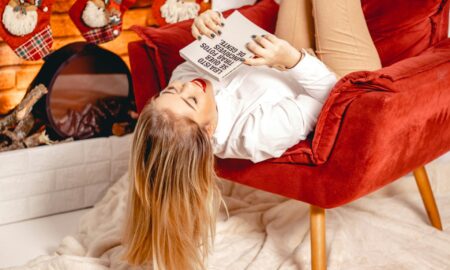 Девушка в рождество