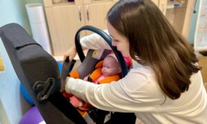 тренажер для перевозки детей