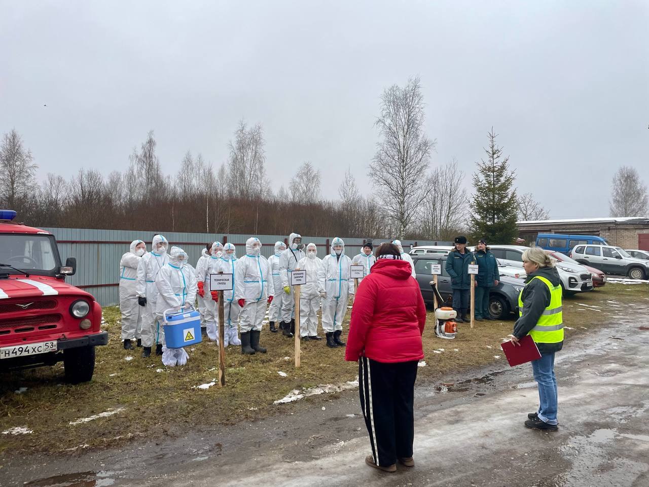 ветеринары провели учения