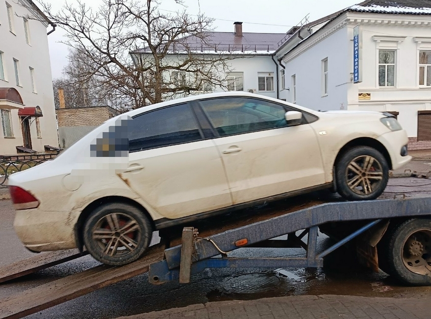 Эвакуация машины