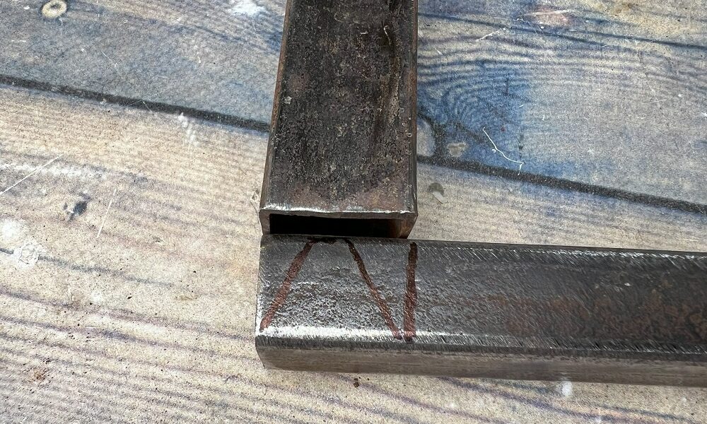 Образец размётки, для обеспечения надёжного монгольского крепления