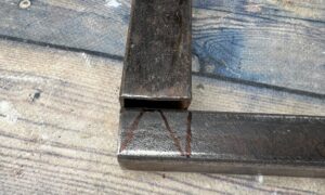 Образец размётки, для обеспечения надёжного монгольского крепления