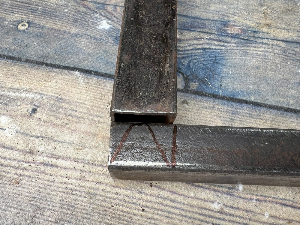 Образец размётки, для обеспечения надёжного монгольского крепления