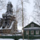 Необычный дом в русской деревне