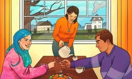 Трое за обеденным столом