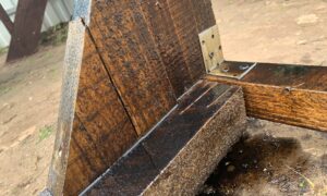 Дерево, покрытое пропиткой