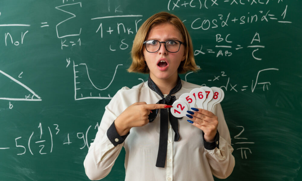 Урок математики в школе