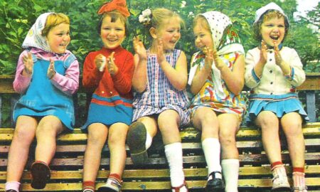 Советские дети летом.