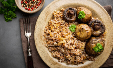 Гречка с грибами