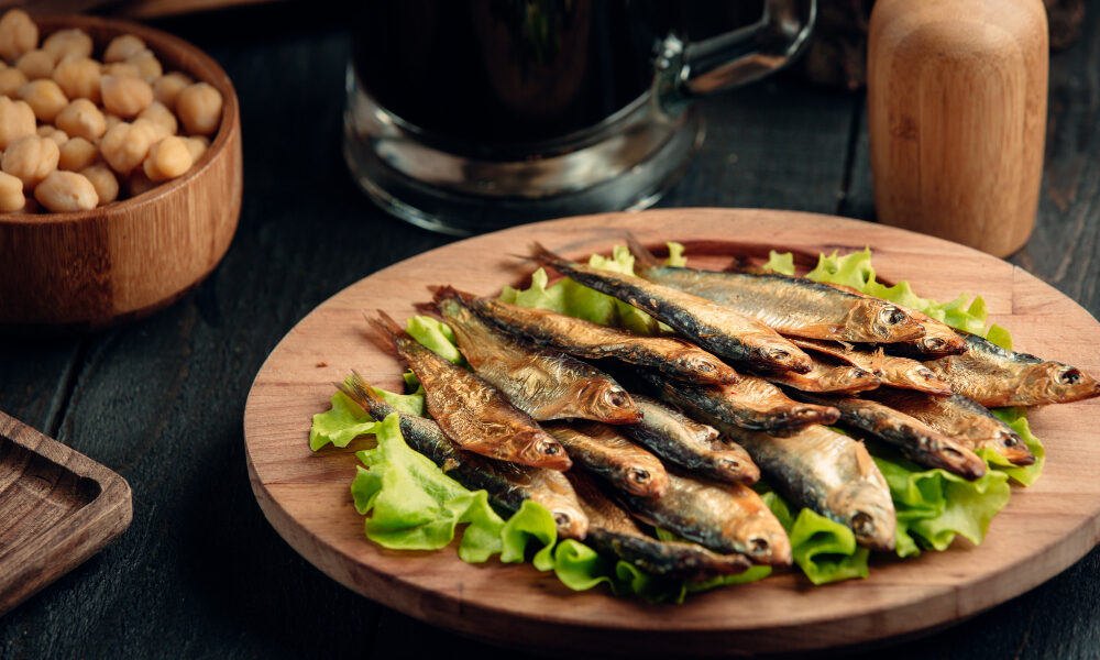 Обжаренная мойва