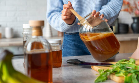 Чайный гриб в банке