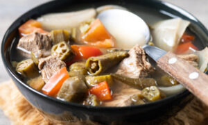 Суп с говядиной