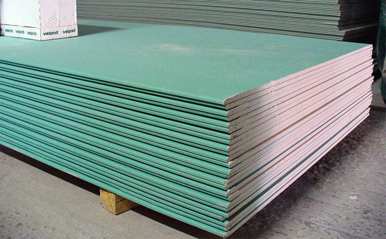 Гипсокартон влагостойкий