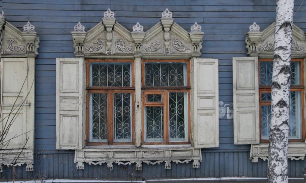 деревянный дом