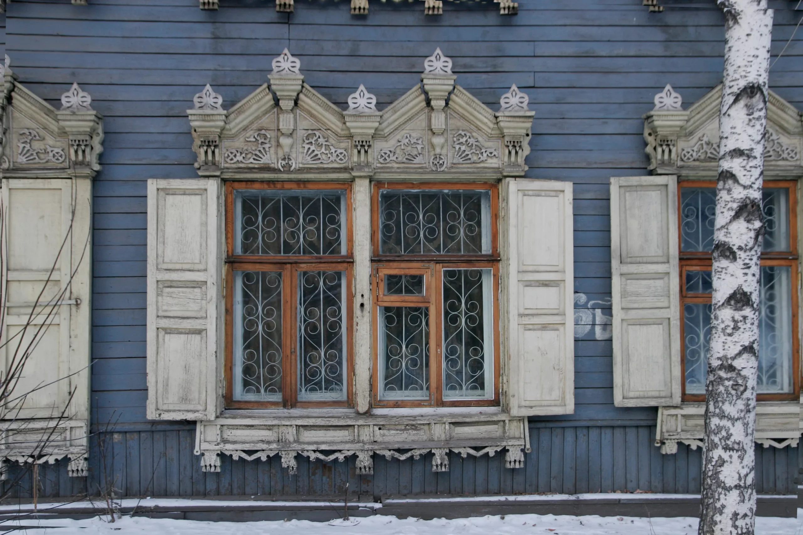 деревянный дом