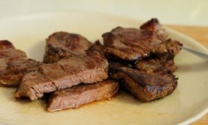 жареное мясо