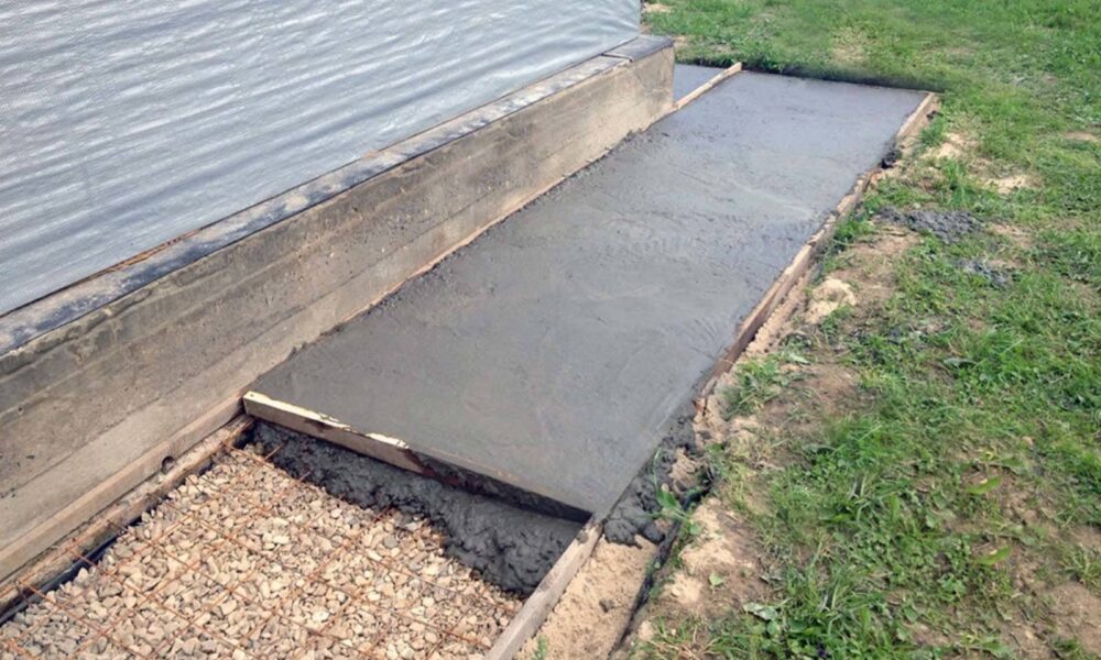 бетонная отмостка