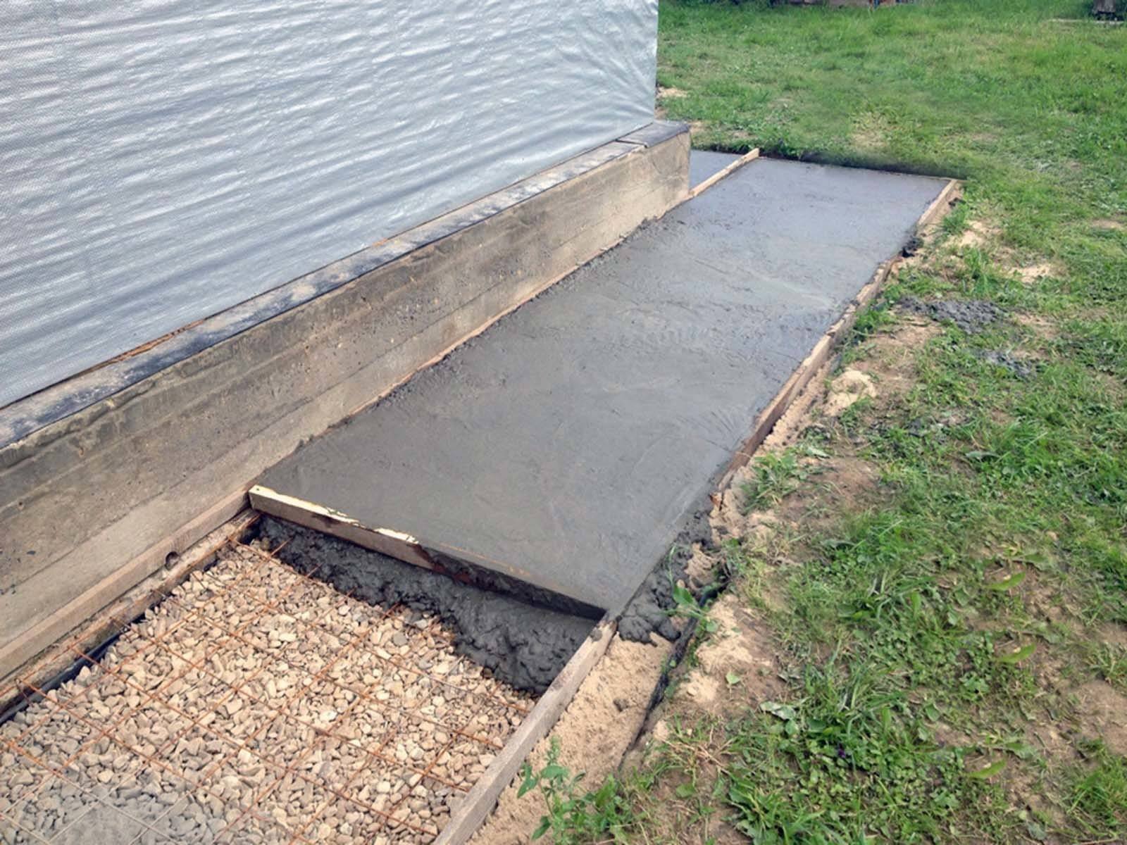 бетонная отмостка