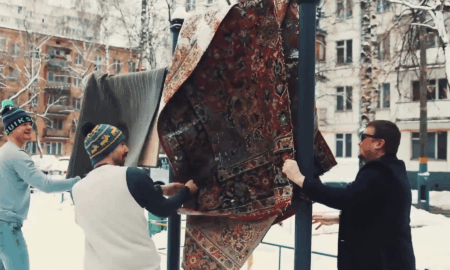 выбивание ковров