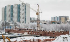 стройка многоквартирного дома