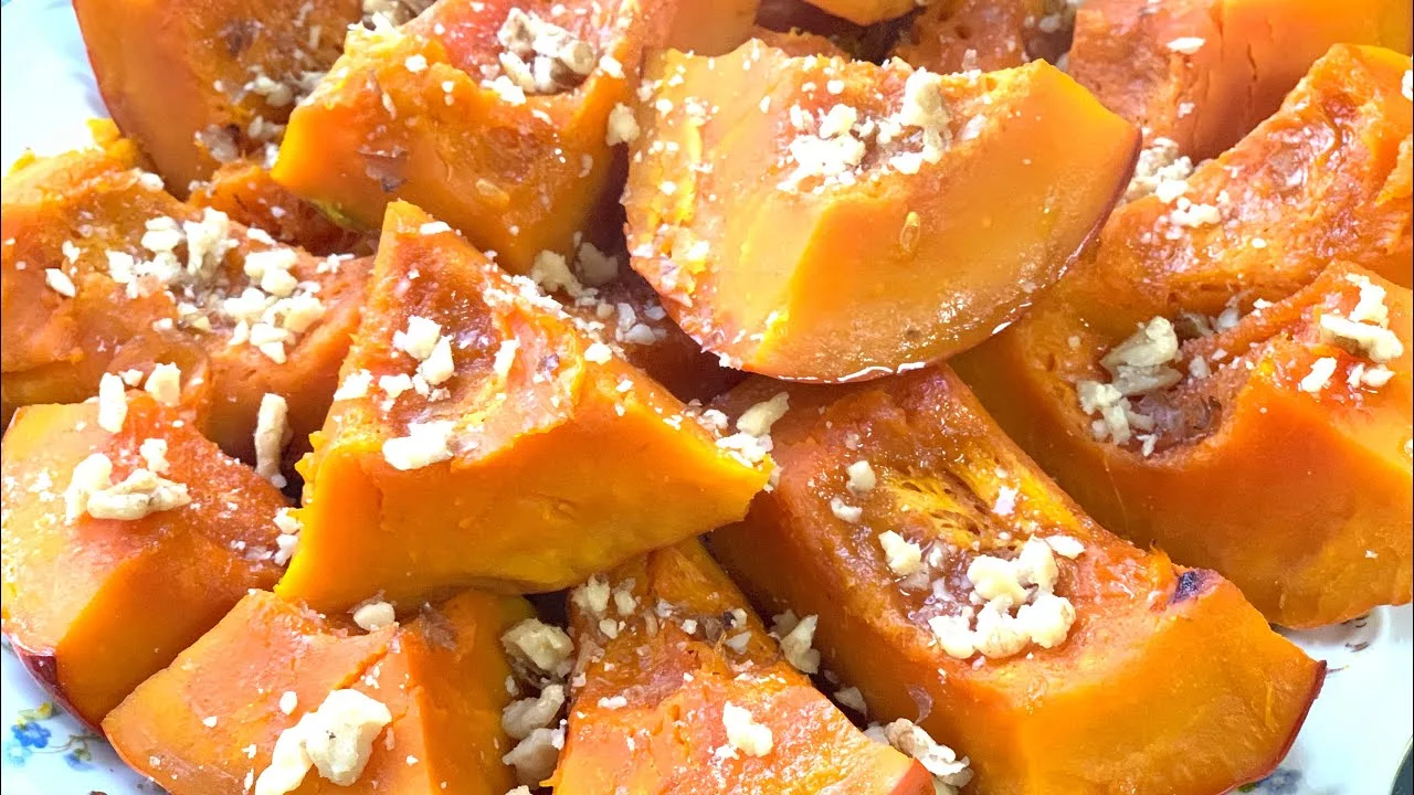 тыква с орехами