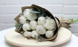 букет из белых роз