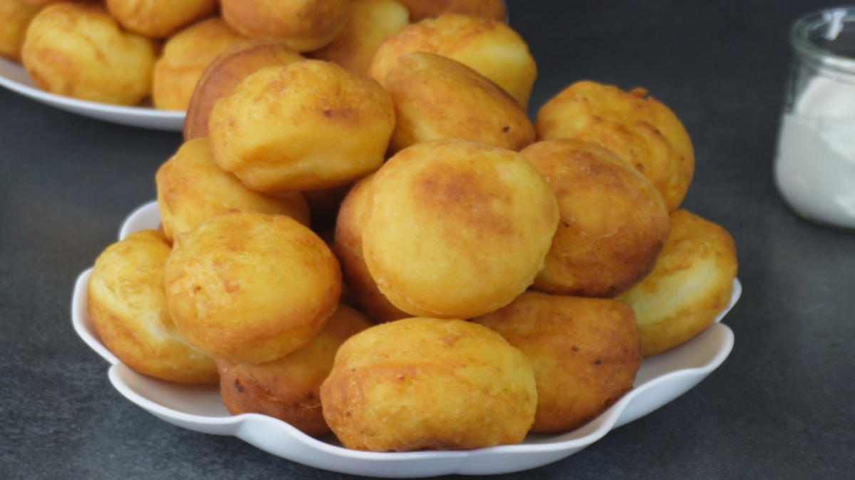 домашние пончики