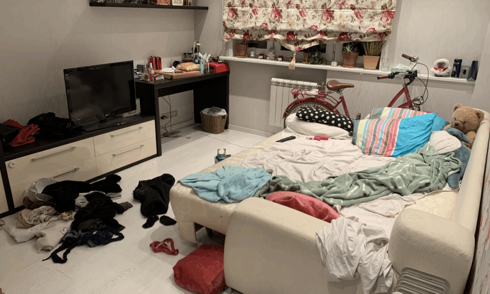 беспорядок в комнате