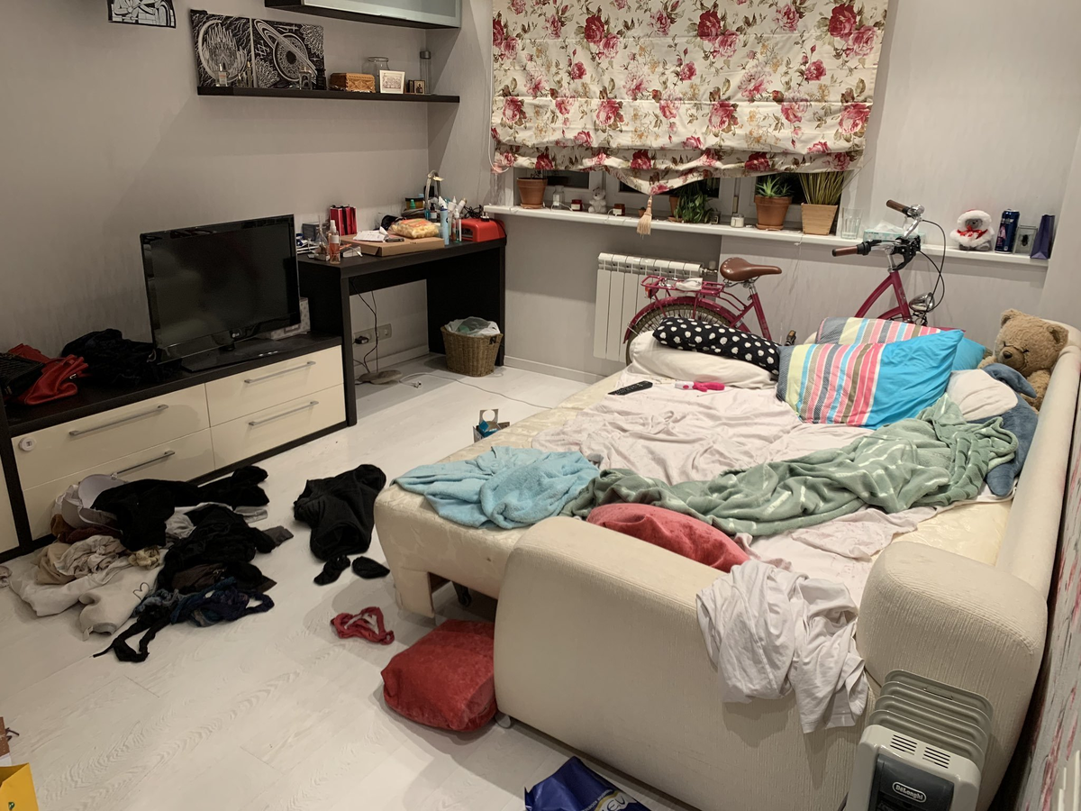 беспорядок в комнате