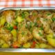 курица с картошкой