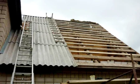 шиферная крыша