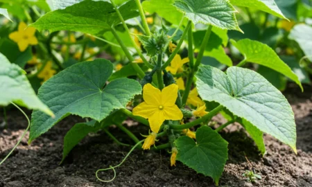 огурцы на грядках