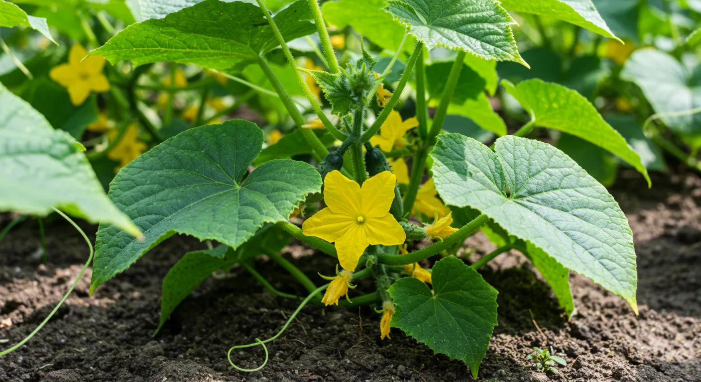 огурцы на грядках