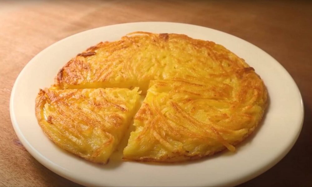 омлет с картошкой