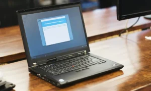 старый ноутбук