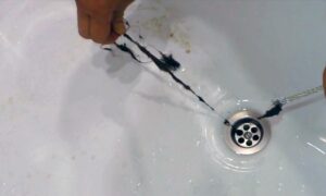 засор в ванной