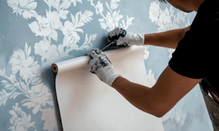 поклейка обоев