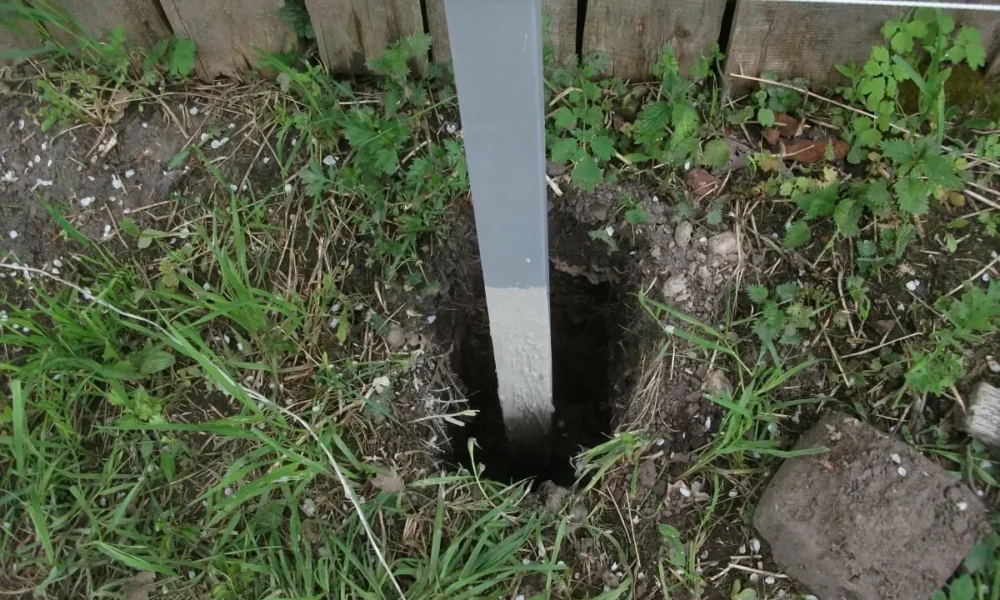 столб под забор