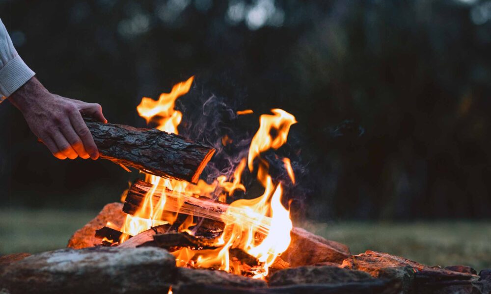 разжигание костра