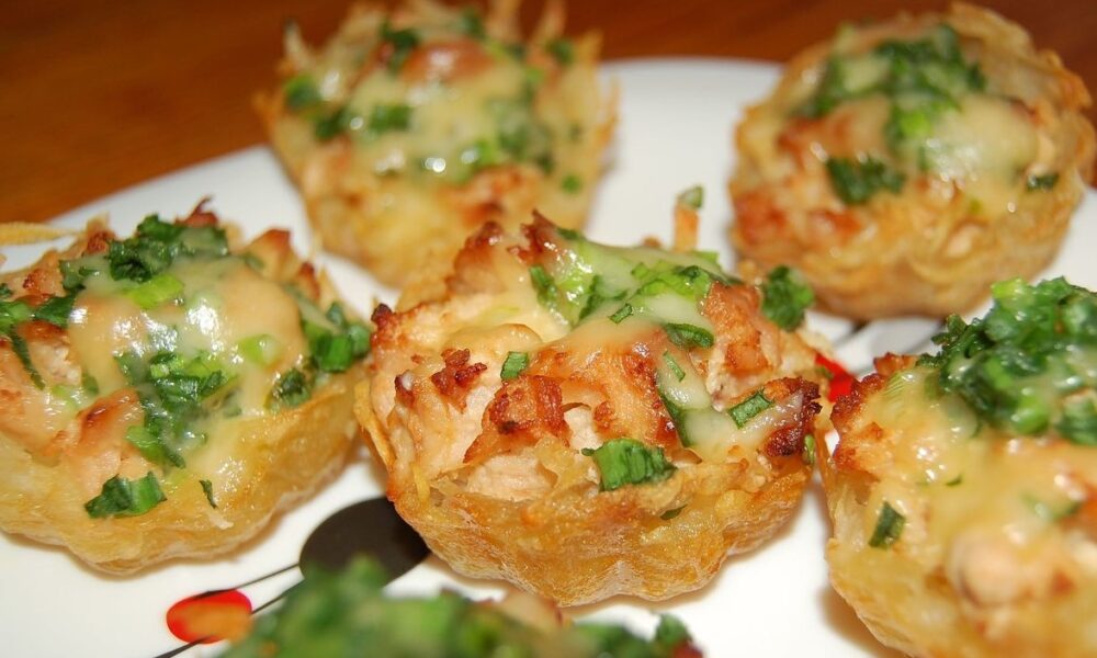 корзиночки из куриного филе