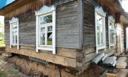 деревянный дом