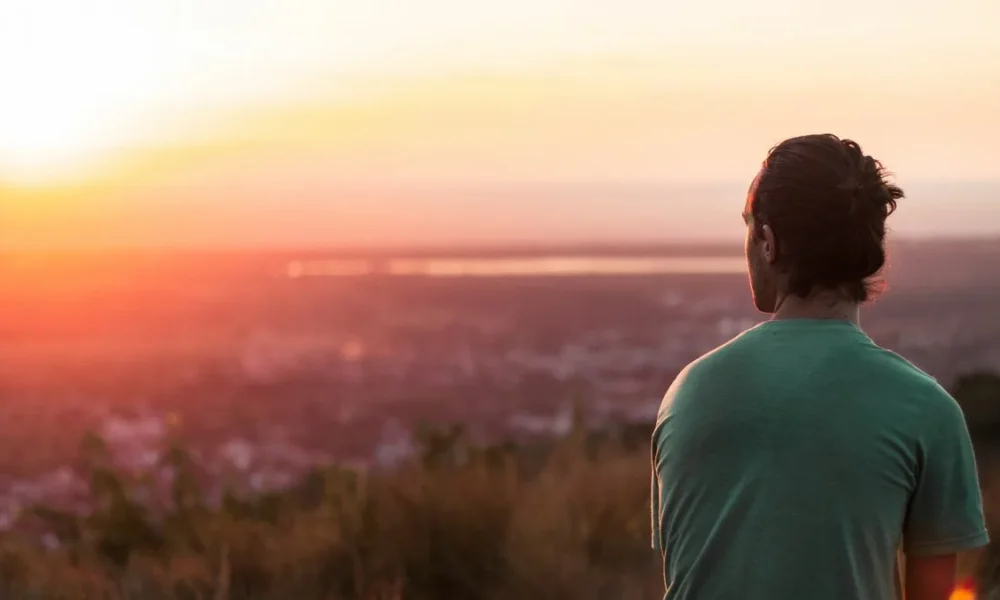 человек на природе