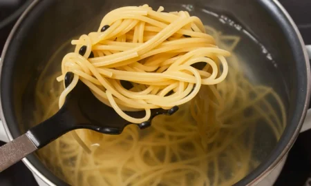 сваренные макароны