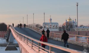 зима в Великом Новгороде