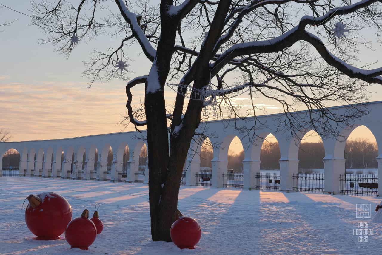 зима в Новгородской обалсти